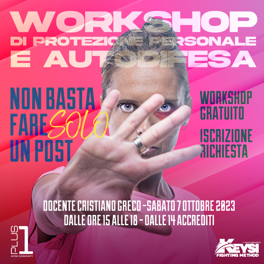 Workshop Protezione personale per l'eliminazione della violenza sulle donne